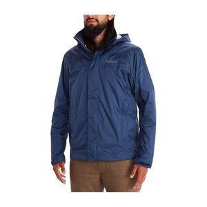 Marmot NEW Mens L Navy Blue Waterproof NanoPro PreCip Eco Rain Gorpcore Jacket